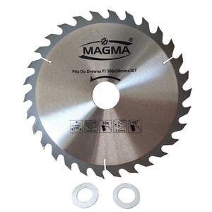 Piła tarcza tarcze do cięcia drewna 300mm 30T z widią 300x50 32/30 mm x 30 zębów widiowa Magma 300x50x30t zdjęcie nr 4