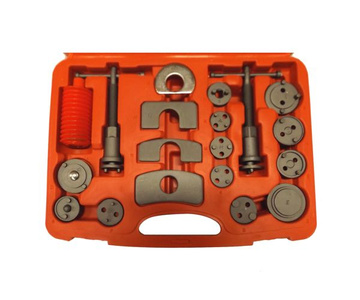 Zestaw wyciskania tłoczków hamulcowych 35 elementowy B10115A + zestaw do odpowietrzania hamulców + zarabiania przewodów hamulcowych 10el. zdjęcie nr 2