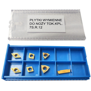 Noże tokarskie 12mm 7el zestaw nóż tokarka komplet płytka wymienna 12x12 zdjęcie nr 3