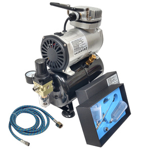 Zestaw do aerografii kompresor z butlą TC-20T + aerograf AB-131E AB131E AB 131E zdjęcie nr 6