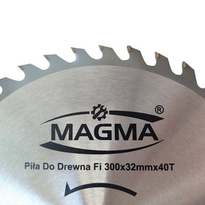 Piła tarcza tarcze do cięcia drewna 300mm 40T z widią 300x32 30/25,4/22,2/20 mm x 40 zębów widiowa Magma 300x32x40t zdjęcie nr 2