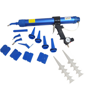 Pistolet wyciskacz pneumatyczny mas uszczelniania pneumatyczny FG14 + akcesoria zdjęcie nr 13