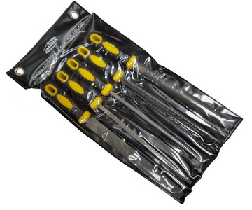 zestaw pilników zdzieraków 8" 5szt ździeraków Zestaw pilników 8cal 5szt. 105-105-120 + Zestaw pilników iglaków 6szt JX-160-6 160mm pilniki iglaki zdjęcie nr 9