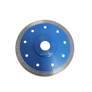 Tarcza diamentowa do cięcia 125mm zgrzewana na gorąco niebieska Hot Press Blue + tarcza diamentowa MAGMA 115 PAD electroplate Flat płaski folia zdjęcie nr 5