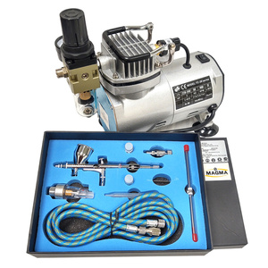 Aerograf AB-180K AB 180K AB 180K z kompresorem zestaw do malowania zdjęcie nr 8