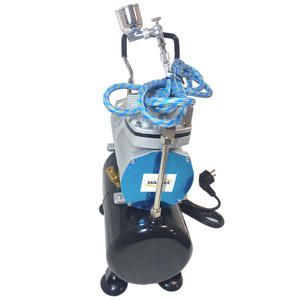 Aerograf 134K kompresor z butlą zestaw do malowania AB-134K zdjęcie nr 14