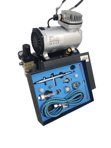 Aerograf AB-183K AB183K AB 183K + kompresor z butlą TC-20T zestaw pneumatyczny lakierniczy zdjęcie nr 24