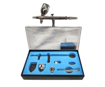 Aerograf AB186 pompa powietrza z butlą zestaw kompresor sprężarka AB-186 zdjęcie nr 4