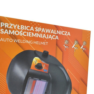 Przyłbica maska spawalnicza + filtr 108LD KM1600 czarna marki Magma z funkcją szlifowania. zdjęcie nr 8