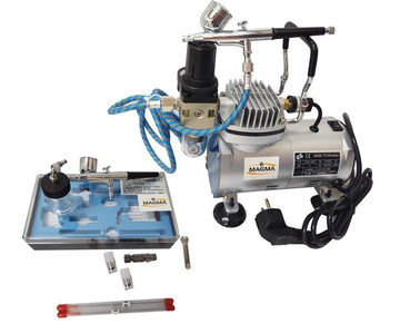 Aerograf 134S kompresor mini zestaw malarski TG134S TG-134S zdjęcie nr 8