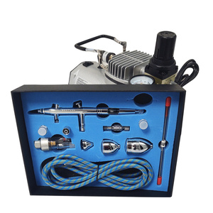 Aerograf AB-183K AB183K AB 183K + komprespr TC-20C zestaw pneumatyczny lakierniczy zdjęcie nr 14