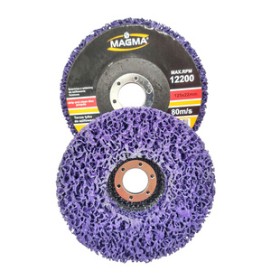 Dysk krążek tarcza 125 do usuwania rdzy farby włosy murzyna włóknina fioletowa tarcza do szlifowania metalu 125mm tarcze ściernica do czyszczenia piast zdjęcie nr 5