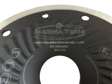 Tarcza diamentowa tarcze do ceramiki 125x22,2 ciągła MCC125 Magma CERAMIC CONTINUS MCC 125x22,2 125 x 22,2 125x22,2mm 5903246820997 zdjęcie nr 3