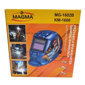 Przyłbica maska spawalnicza + filtr 108LD KM1600 1602B orzeł marki Magma z funkcją szlifowania Eagle zdjęcie nr 9