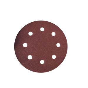 Krążki ścierne 180 mm papier na rzep gr. 180 z otworami 100 szt ścierny krążek samoprzylepne otwory 110mm zdjęcie nr 1