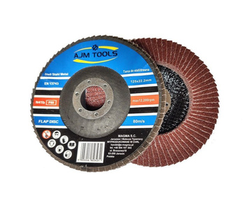 Tarcza tarcze lamelka listkowa 125mm 80 do metalu AJM TOOLS zdjęcie nr 11