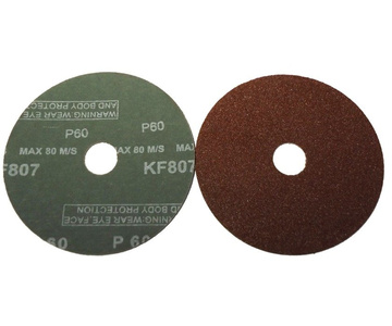 Krążek fibrowy fi 125 tarcza fibrowa do szlifowania metalu drewna pcv pakiet 25 szt. fibra granulacja 150 zdjęcie nr 6