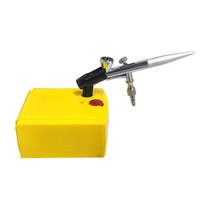 Zestaw do malowania Aerograf 207 dwufunkcyjny dysza 0,4 + mini kompresor TC-100 AB-207 do malowania paznokci zdjęcie nr 4