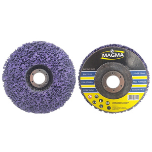 Dysk krążek tarcza 125 do usuwania rdzy farby włosy murzyna włóknina fioletowa tarcza do szlifowania metalu 125mm tarcze ściernica do czyszczenia piast zdjęcie nr 18