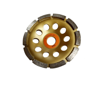 Tarcze garnkowe jednorzędowe DCWS125 125 mm tarcza garnkowa frez do kamienia 125x22 segmentowe do szlifowania podłogi betonu Diamond Grinding Cup Disc Grinder Turbo jednorzędowa głowica do szlifowania betonu zdjęcie nr 5