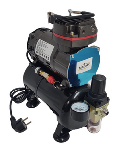 Kompresor z butlą kompresor do aerografu oryginał TC-88T super jakość do aerografii mini Airbrush compressor zdjęcie nr 1