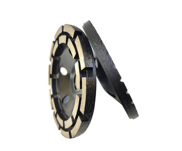 Tarcza diamentowa garnkowa 125x22 segmentowa PREMIUM MPDR125 7mm głowica do szlifowania betonu podwójny segment zdjęcie nr 8