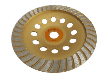 Zestaw tarcz diamentowych garnkowych do szlifowania betonu turbo i dwurzędowa 180x22,23 DCWT180 DCWD180 Magma zdjęcie nr 3