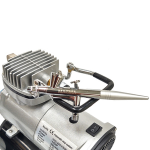 Zestaw do aerografii kompresor z butlą TC-20T + aerograf AB-207 zdjęcie nr 7