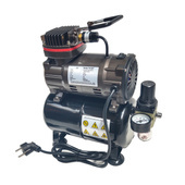 Kompresor z butlą do aerografu TC-80T Sprężarka z reduktorem bezolejowy cichy kompresor filtr Magma