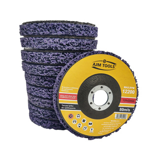 10 tarcz tarcze do szlifowania metalu stali z włókniną fioletowa 125 dysk krążek do usuwania rdzy farby włosy murzyna BRICK METAL WOOD zdjęcie nr 4