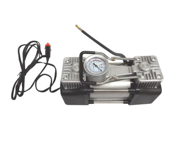 Mocny kompresor samochodowy 12v dwutłokowy BY-262 JD010 zdjęcie nr 2