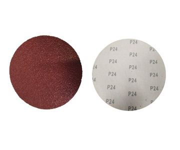 Krążki ścierne 180 mm papier na rzep gr. 24 100 szt ścierny krążek samoprzylepne zdjęcie nr 6