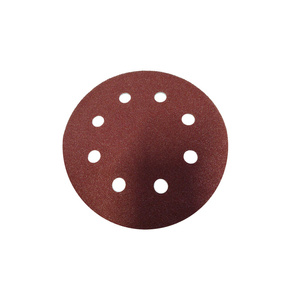 Krążki ścierne 180 mm papier na rzep gr. 24 z otworami 10 szt ścierny krążek samoprzylepne otwory 90mm zdjęcie nr 13