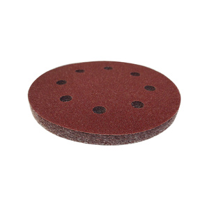 Krążki ścierne 180 mm papier na rzep gr. 40 z otworami 100 szt ścierny krążek samoprzylepne otwory 110mm zdjęcie nr 14