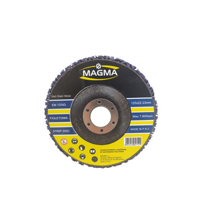 Dysk krążek tarcza 125 do usuwania rdzy farby włosy murzyna włóknina fioletowa tarcza do szlifowania metalu 125mm tarcze ściernica do czyszczenia piast zdjęcie nr 15