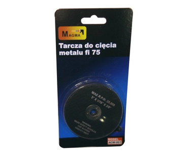 Tarcze do cięcia stali metalu 5 sztuk 75x1,6 75mm MAGMA zdjęcie nr 2
