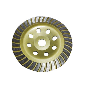 Tarcza diamentowa garnkowa 125x22,2 turbo Tz-3 diament 3mm AJM Tools głowica do szlifowania betonu zdjęcie nr 6