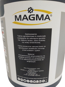 Taśma ogrodzeniowa antracyt 19x50 osłona na plot ogrodzenie panelowe grafit zdjęcie nr 13