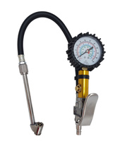 Pistolet do pompowania kół z manometrem z długa końcówką TIR TG5A