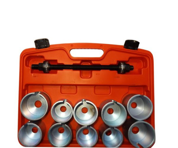 Ściągacz tulei łożysk 34-90mm adaptery prasy MAGMA LT-K27 27el 1025D Ściągacz tulei i wahaczy 27pcs Ściągacze uniwersalne do łożysk i tuleji 27p zdjęcie nr 2