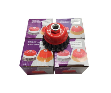 Szczotka druciana obrotowa doczołowa 75mm plecionka szczotki doczołowe 75 M14 drut Angle Grinder WIRE 75xM14 75M14 75 M14 zdjęcie nr 8