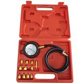 Tester ciśnienia miernik oleju dużo końcówek TU-11 adaptery  próbnik 12 el.zestaw UK Wave Box Oil Pressure Meter Tester 1009G