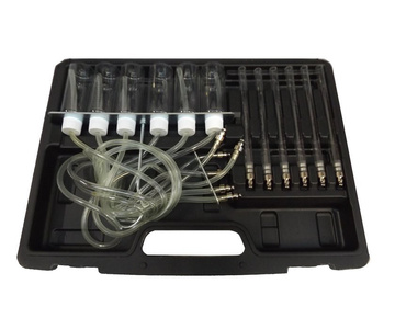 Zestaw tester ciśnienia wtryskiwaczy próbnik diesel z manometrem 60MPa 1106G i tester common rail zdjęcie nr 14