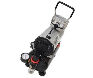 Kompresor z butlą kompresor do aerografu oryginał TC-20T + Aerograf AB136K AB 136K AB-136K bez logo super jakość do aerografii mini Airbrush compressor zdjęcie nr 5