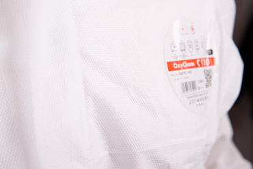 Kombinezon ochronny SMS 55G Antyeletrostatyczny roboczy biały bhp roz. M azbest wełna malarski pył zdjęcie nr 4