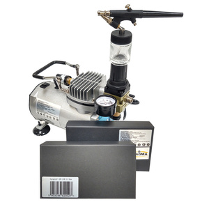 Kompresor mini aerograf AB138 AB 138 AB-138 0,3; 0,5; 0,8mm zestaw do malowania do aerografii sprężarka zdjęcie nr 17