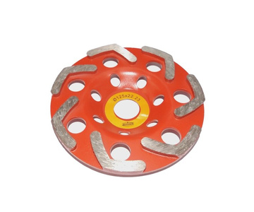 Tarcza diamentowa garnkowa 125x22,2 L-S MCWL125 diament 5mm Magma profesjonalna do granitu głowica do szlifowania betonu zdjęcie nr 2