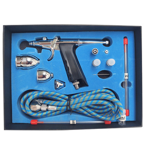 Aerograf AB-116K 4 dysze z kompresorem zestaw do malowania AB116K zdjęcie nr 6