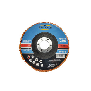 Tarcza tarcze do szlifowania metalu stali z włókniną pomarańczowa 125 dysk krążek do usuwania rdzy ceramika farby włosy murzyna BRICK METAL WOOD zdjęcie nr 8