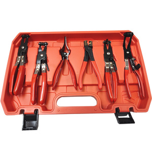 Szczypce z linką kleszcze do opasek przewodów zaciskowych taśmowych z długą linka 9el. 1252 1048B zdjęcie nr 13